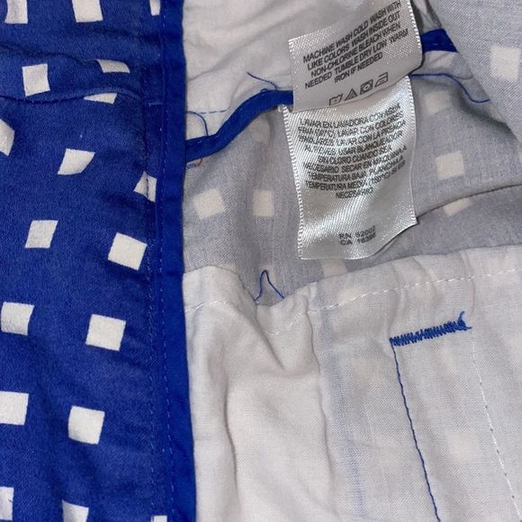 Liz Claiborne Blue and White Bermuda Shorts - Picture 4 of 5
